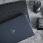 HP laptop tablet mouse travel pouch outdoors stone
